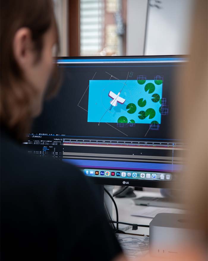 Professionelles Charakter-Rigging in Adobe After Effects im Motion-Design-Studio Herzblut & Bock in Mainz.